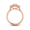 1.88 Ctw Oval Stone Vintage Flora Halo Engagement Ring