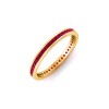.50 Ctw Ruby Channel Set Birthstone Eternity Ring