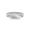 1 Ctw Lab Diamond Channel Set Eternity Ring