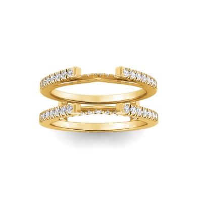 Moissanite Surprise Gala Pavé Ring Jacket