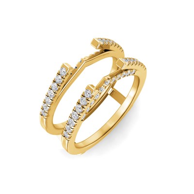 Moissanite Surprise Gala Pavé Ring Jacket