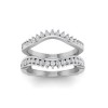 Classic Colorless Lab Diamond Tiara Ring Jacket