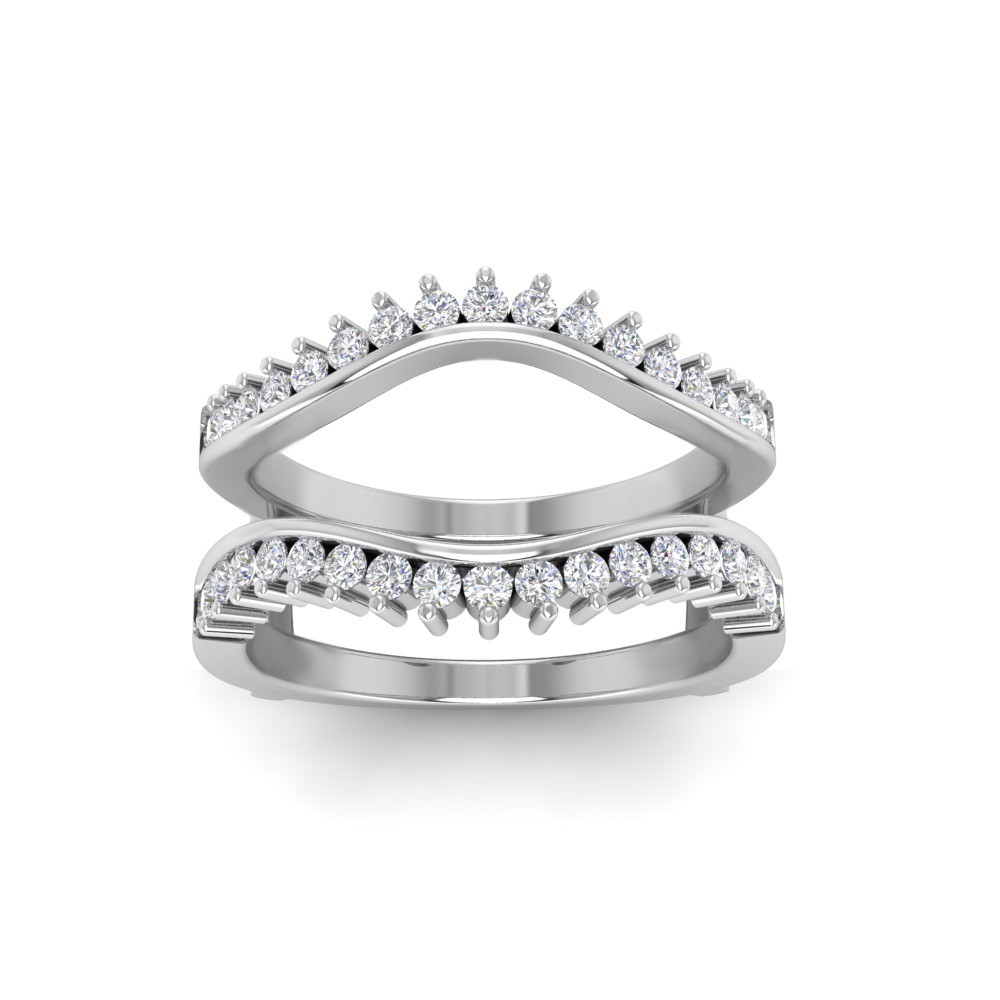 Classic Colorless Lab Diamond Tiara Ring Jacket