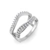 Classic Colorless Lab Diamond Tiara Ring Jacket