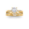 .11 Ctw Colorless Lab Diamond Twisted Vine Wedding Ring