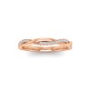 .11 Ctw Colorless Lab Diamond Twisted Vine Wedding Ring