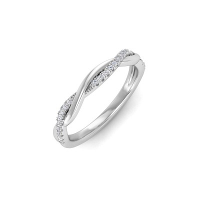 .11 Ctw Diamond Twisted Vine Wedding Ring