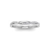 .11 Ctw Colorless Lab Diamond Twisted Vine Wedding Ring