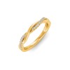 .11 Ctw Colorless Lab Diamond Twisted Vine Wedding Ring