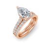 .38 Ctw Colorless Lab Diamond Gala Wedding Ring