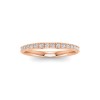 .18 Ctw Colorless Lab Diamond Whisper Pavé Wedding Ring