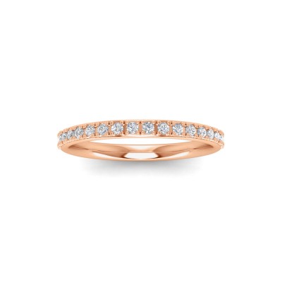 .18 Ctw Diamond Whisper Pavé Wedding Ring