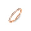 .18 Ctw Colorless Lab Diamond Whisper Pavé Wedding Ring
