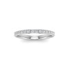 .18 Ctw Colorless Lab Diamond Whisper Pavé Wedding Ring