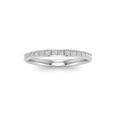 .18 Ctw Diamond Whisper Pavé Wedding Ring