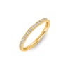 .18 Ctw Colorless Lab Diamond Whisper Pavé Wedding Ring