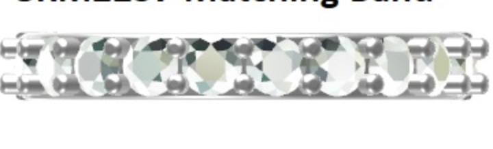 1.02 Ctw Diamond Lux Gala Wedding Ring