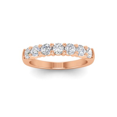 .86 Ctw Diamond Legacy 7-Stone Wedding Ring