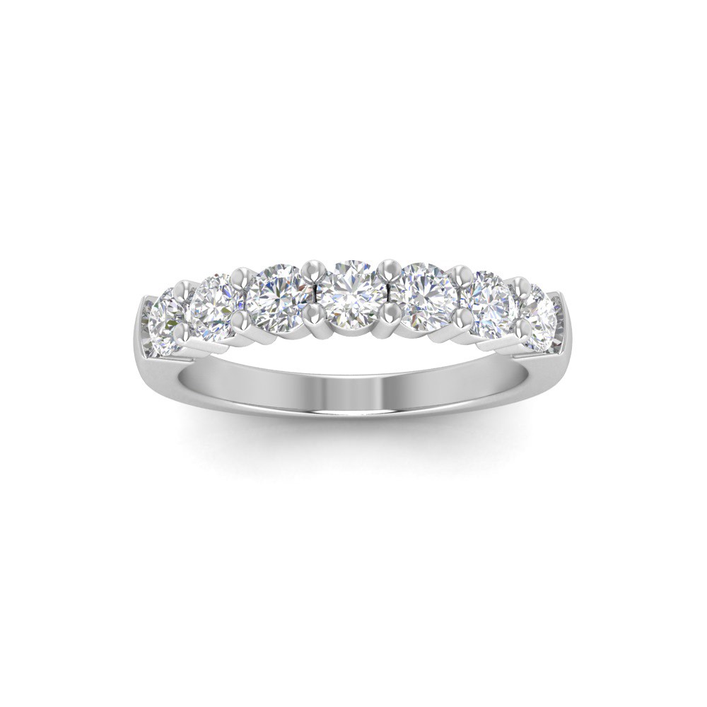 .86 Ctw Diamond Legacy 7-Stone Wedding Ring
