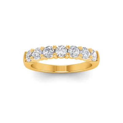 .86 Ctw Diamond Legacy 7-Stone Wedding Ring