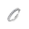 Marquise Colorless Lab Diamond Classic Wedding Band