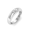 Emerald & Pear Lab Diamond Toi et Moi Dome Ring