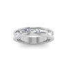 1.37 Ctw Baguette Colorless Lab Diamond Channel Set Wedding Band