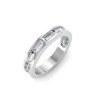 1.37 Ctw Baguette Colorless Lab Diamond Channel Set Wedding Band