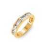 1.37 Ctw Baguette Colorless Lab Diamond Channel Set Wedding Band