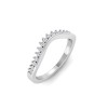 Classic Colorless Lab Diamond Tiara Curved Band