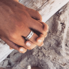 Wide Name Ring