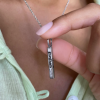 Four Sided Name Bar Charm