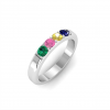 4 Stone Birthstone Ring