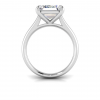 5 Ct Emerald Moissanite Engagement Ring