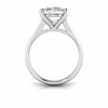 5 Ct Oval Moissanite Split Shank Solitaire Ring