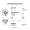.67 Ctw Round Diamond Sunburst Halo Engagement Ring