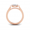 .62 Ctw Marquise Diamond East West Halo Engagement Ring