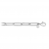 Large Silver Paperclip Necklace