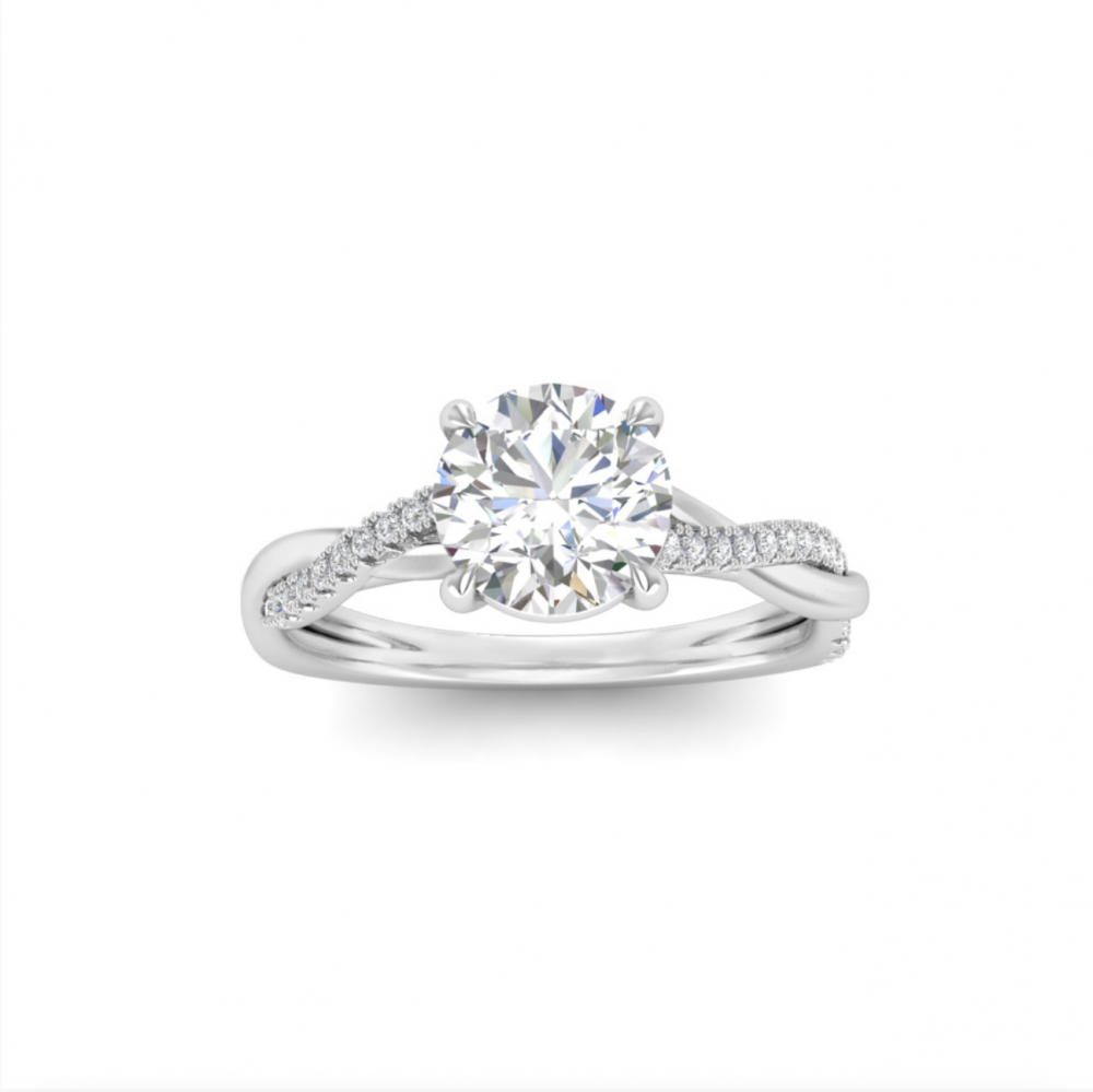 Twisted Vine Engagement Ring Setting
