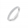 Moissanite Classic Stackable Band