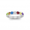 7 Stone Birthstone Ring