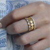 Goddess Birthstone Ring Stack