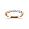 East West Pear Diamond Stackable Band