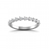 East West Pear Diamond Stackable Band