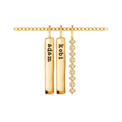 Diamond Better Together Name Necklace