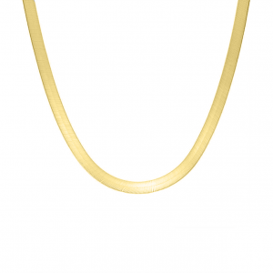 5mm Gold Herringbone Chain