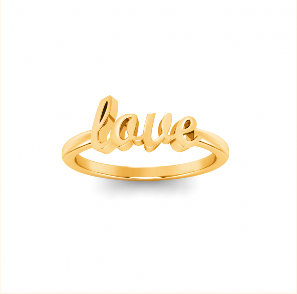 Love Script Ring