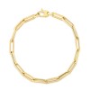 Gold Paperclip Bracelet