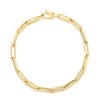 Gold Paperclip Bracelet