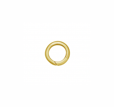 14k Gold Medium Round Charm Clasp